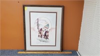 Cheban Signed Native American Picture