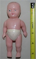 Vtg Renwal Plastic No9 Baby Toddler Diaper Doll 5"