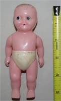 Vtg Renwal Plastic No9 Baby Toddler Diaper Doll 5"