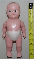 Vtg Renwal Plastic No9 Baby Toddler Diaper Doll 5"