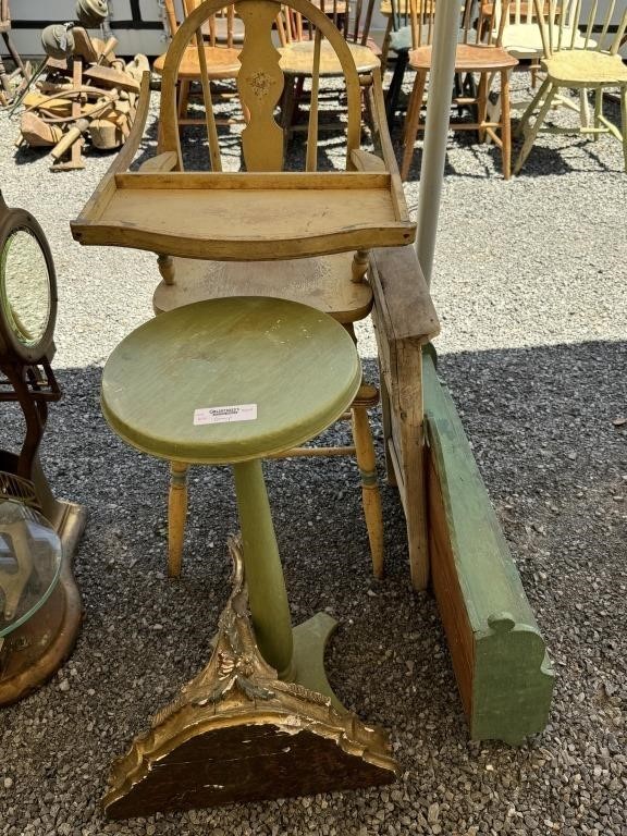 Group of Painted Antique Furniture