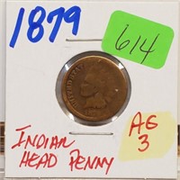 1879 AG3 Indian Head Penny One Cent