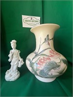 11” Vase & 8” Oriental Lady