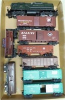 Lot of 9 Train Cars
