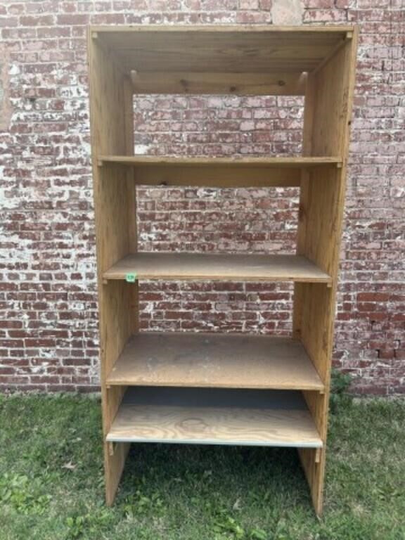 Wood shelf 37.5x78.5x23