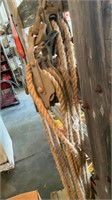 Pulley and rope