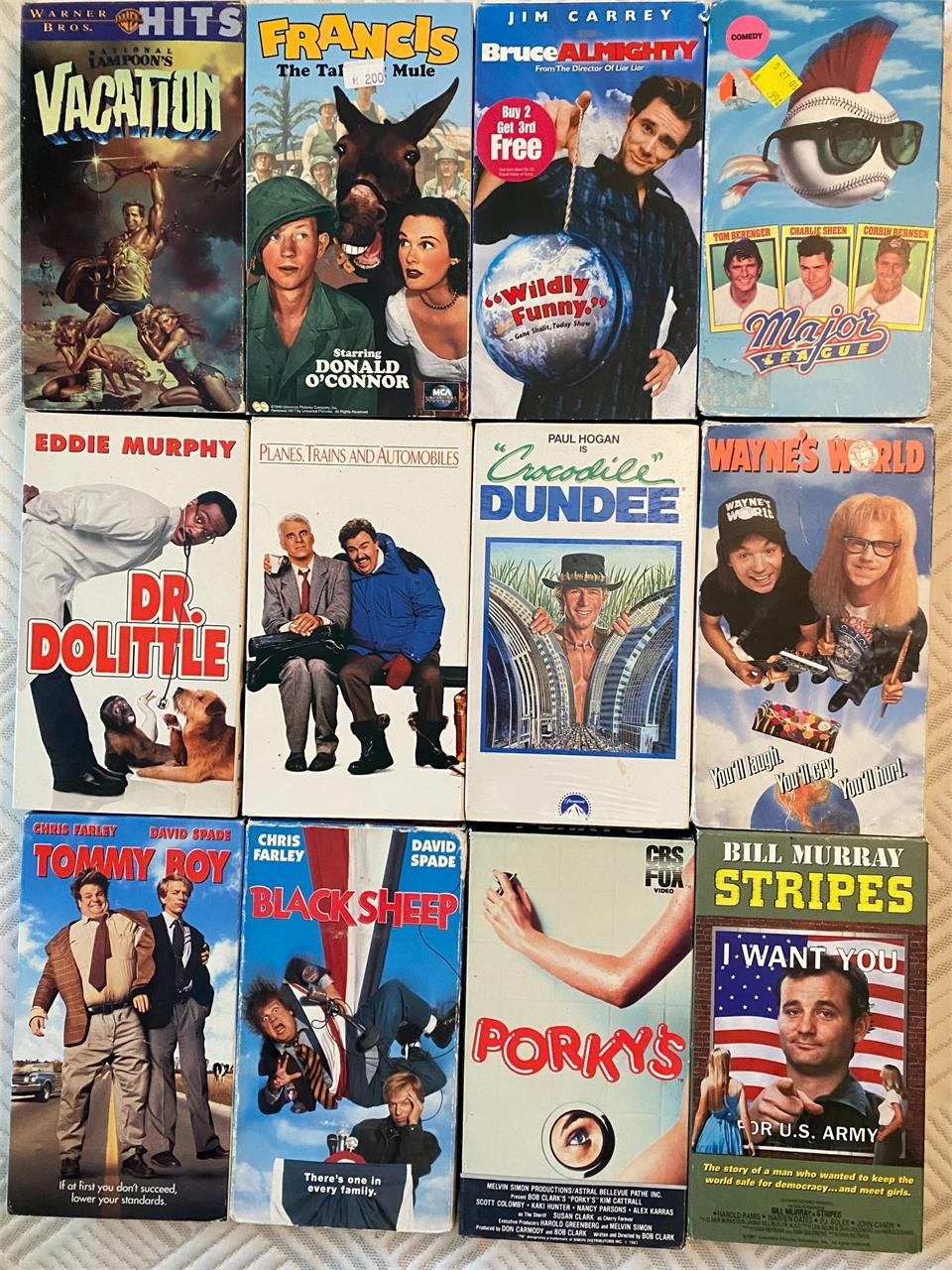 Comedy VHS Movie Lot of 12