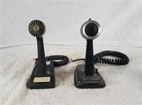 2 Microphones For Cb Radio Base Stations Desk Top