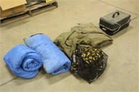 (2) Kids Sleeping Bags, Tent, Grill & Rope