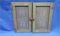 2 Frosted Glass Kitchen Cabinet Doors