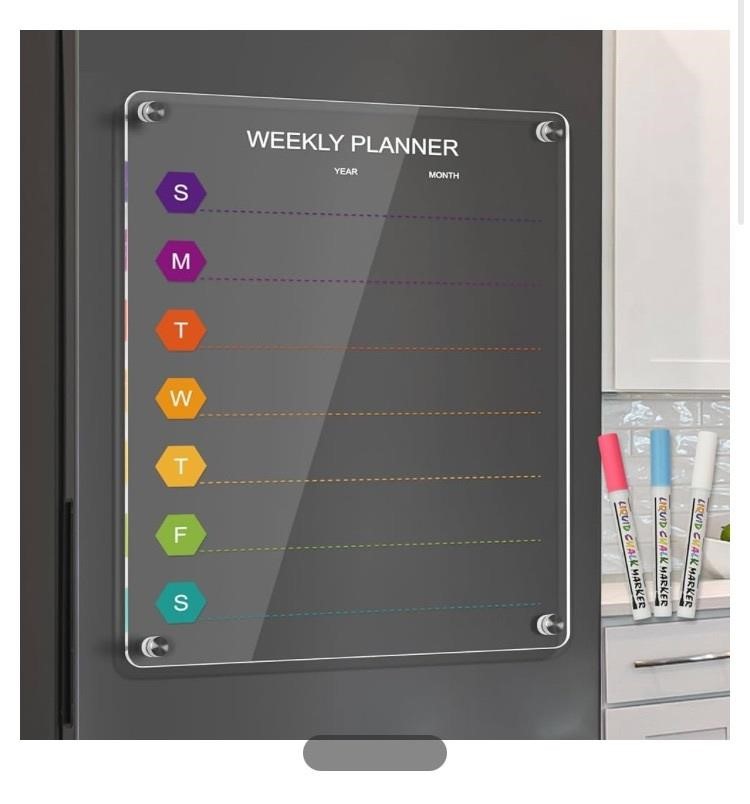 Magnetic acrylic writing board