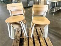 Pallet of Wood Chairs X11
