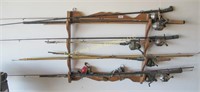Lot of Assorted Fishing Rods and Reels