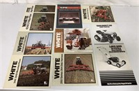 10 White Brochures- Tractors, Mowers, Equip Guide