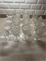 American Fostoria stemmed glassware 16 pc