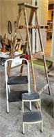 6 FT. Painters wood ladder, Step Stools