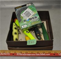 Fishing lures & line, see pics
