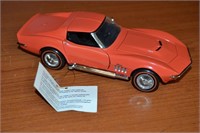 Franklin Mint 1969 Corvette Convertible Diecast