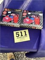 2 dale earnhardt collector tins and playing cards