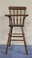 High chair for doll display. 26½×12½×12