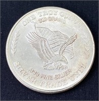 1 Troy Oz Silver - US Assay Office Round