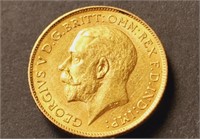 22K  4G 1912 Georgivs Vd Coin