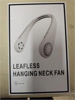 Portable Leafless Neck Fan  White