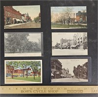 (6) Antique Local Postcards- Desmond Street,