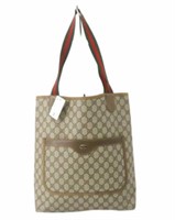 GUCCI GG Sherry Ribbon Tote Bag