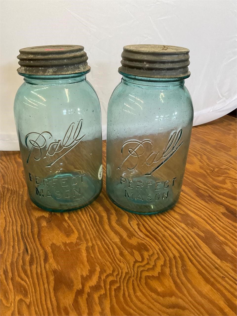 2 Rare #13 Bootlegger Ball Jars