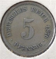 1876 d. German nickel