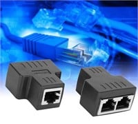 2PCS 2in1 Ethernet Cable Adapters
