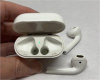 E2) Air Pods. Charged and work
