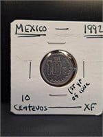 1992 Mexican coin