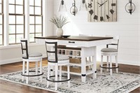 Ashley Valebeck 5 Piece Counter Height Dining Set