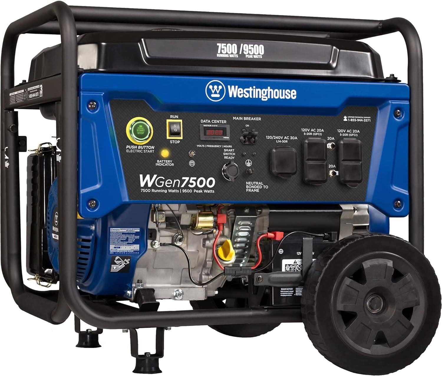 Westinghouse 9500W Backup Portable Generator