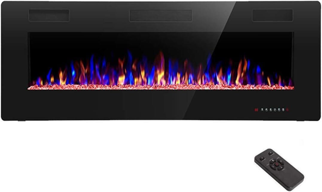 R.W.FLAME 50 Electric Fireplace  Recessed