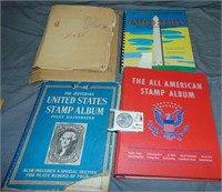 Estate Stamp and Coin Lot.