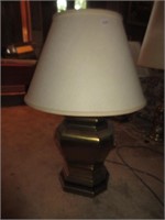 heavy brass lamp