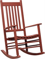 $109  Outsunny Outdoor Rocking Chair  Patio Wooden