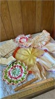 Doilies, Embroidery Items, misc