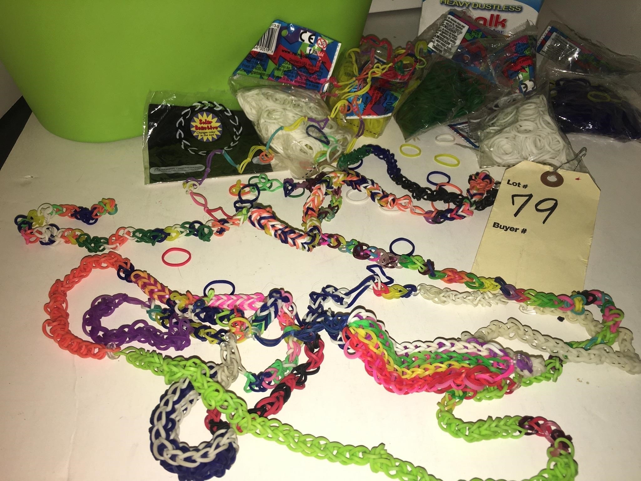 CHALK, RUBBER BRACELET COLLECTION AND MORE