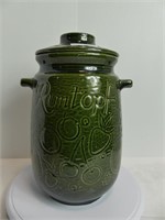 W. GERMANY 204-28 POTTERY RUMTOPF JAR