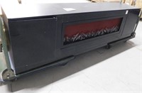 70 in Electric fire place TV console ASSEMBLED