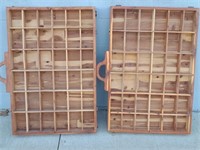 Hand Made Cedar Travel Curio Display