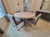 5PC DINNING TABLE AND CHAIRS
