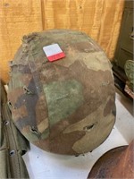Military helmet and cover