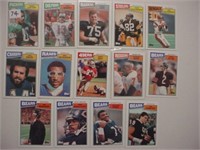 1987 Topps Football cards w/ Stars, 211 count