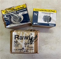 3 Full Boxes Electrical Hardware