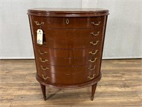 Bow Front Campaign Flatware Chest